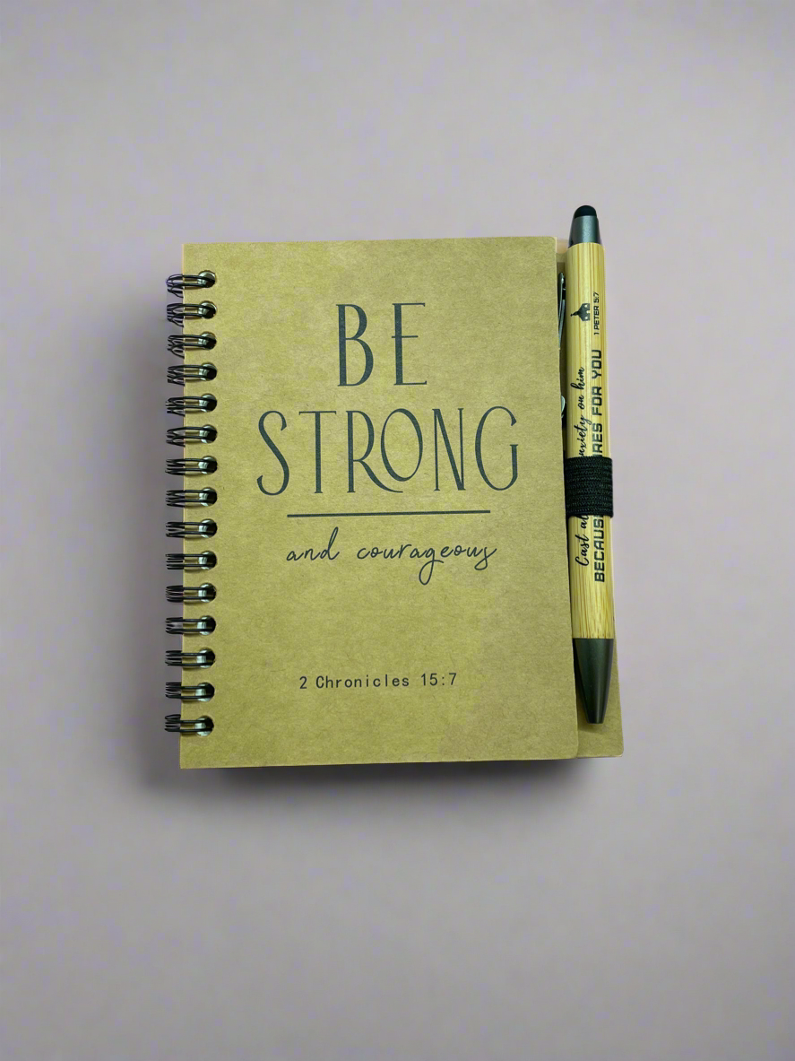 Bible Verse Paper Notebook + pen