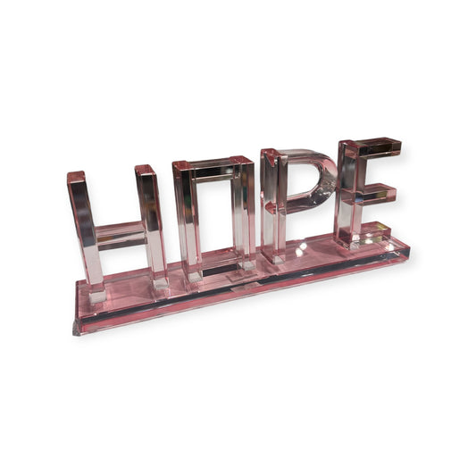 Pink Hope glass