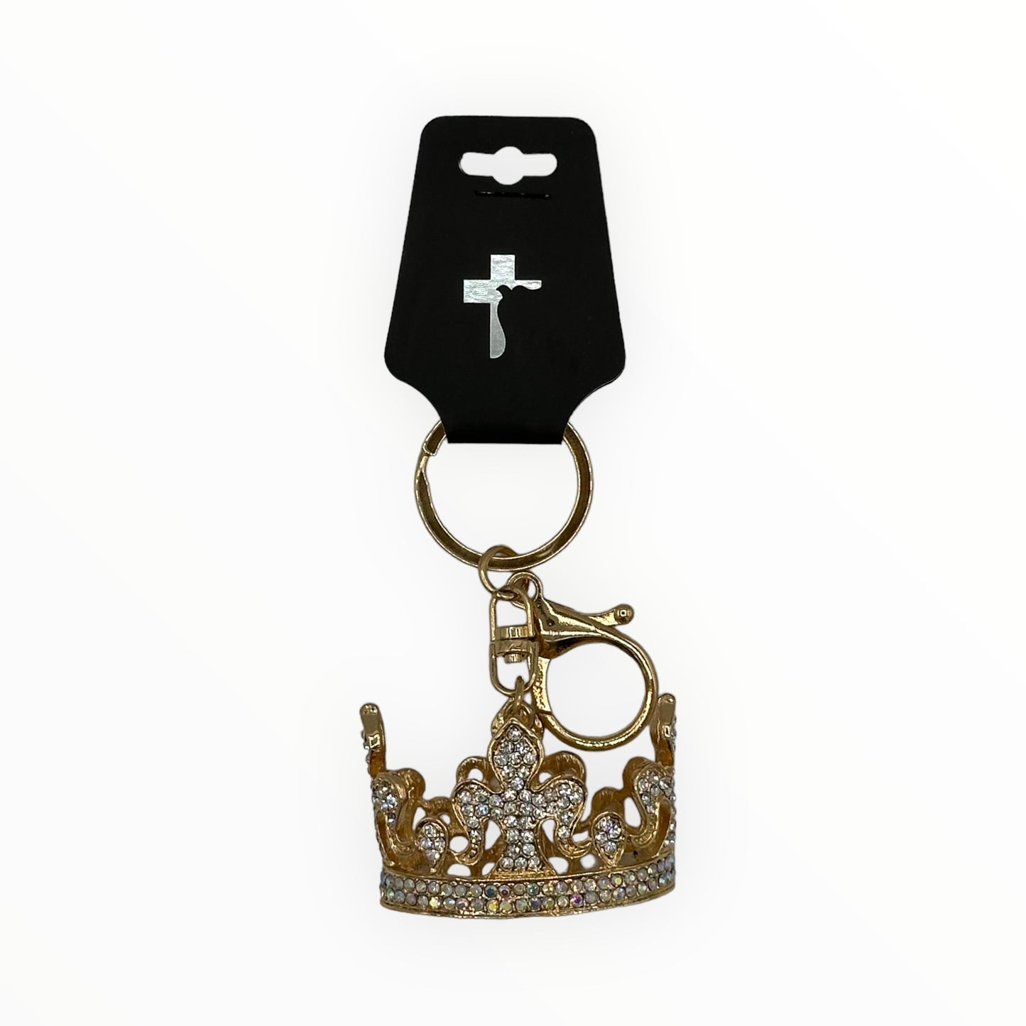 White Gold Crown Jeweled