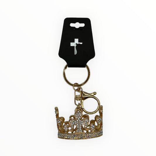 White Gold Crown Jeweled