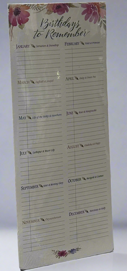 Calendar magnetic