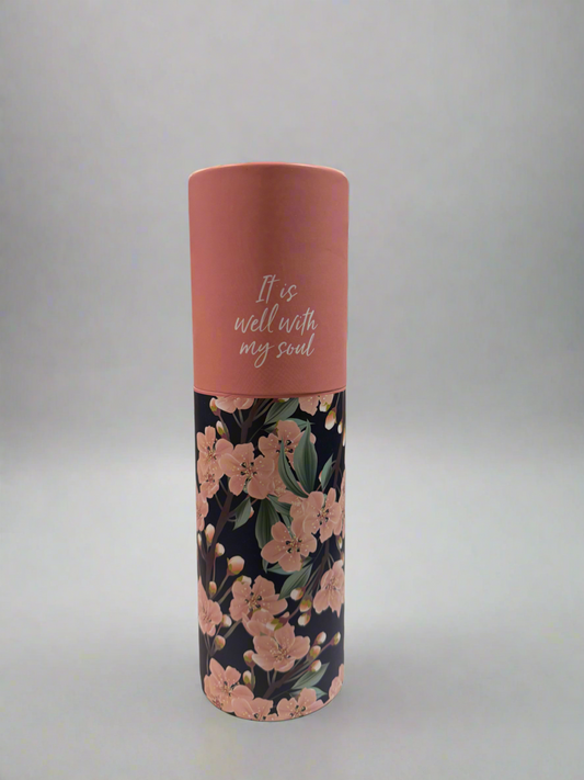 It Is Well With My Soul Glass Water Bottle