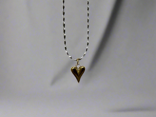 Heart beaded necklace