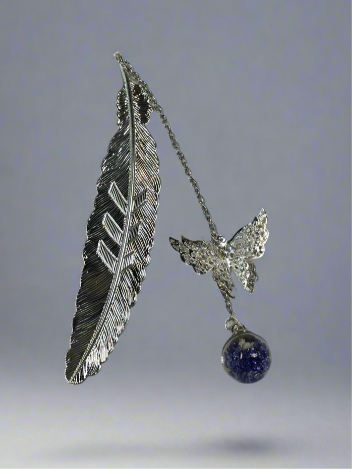 Feather/butterfly bookmark