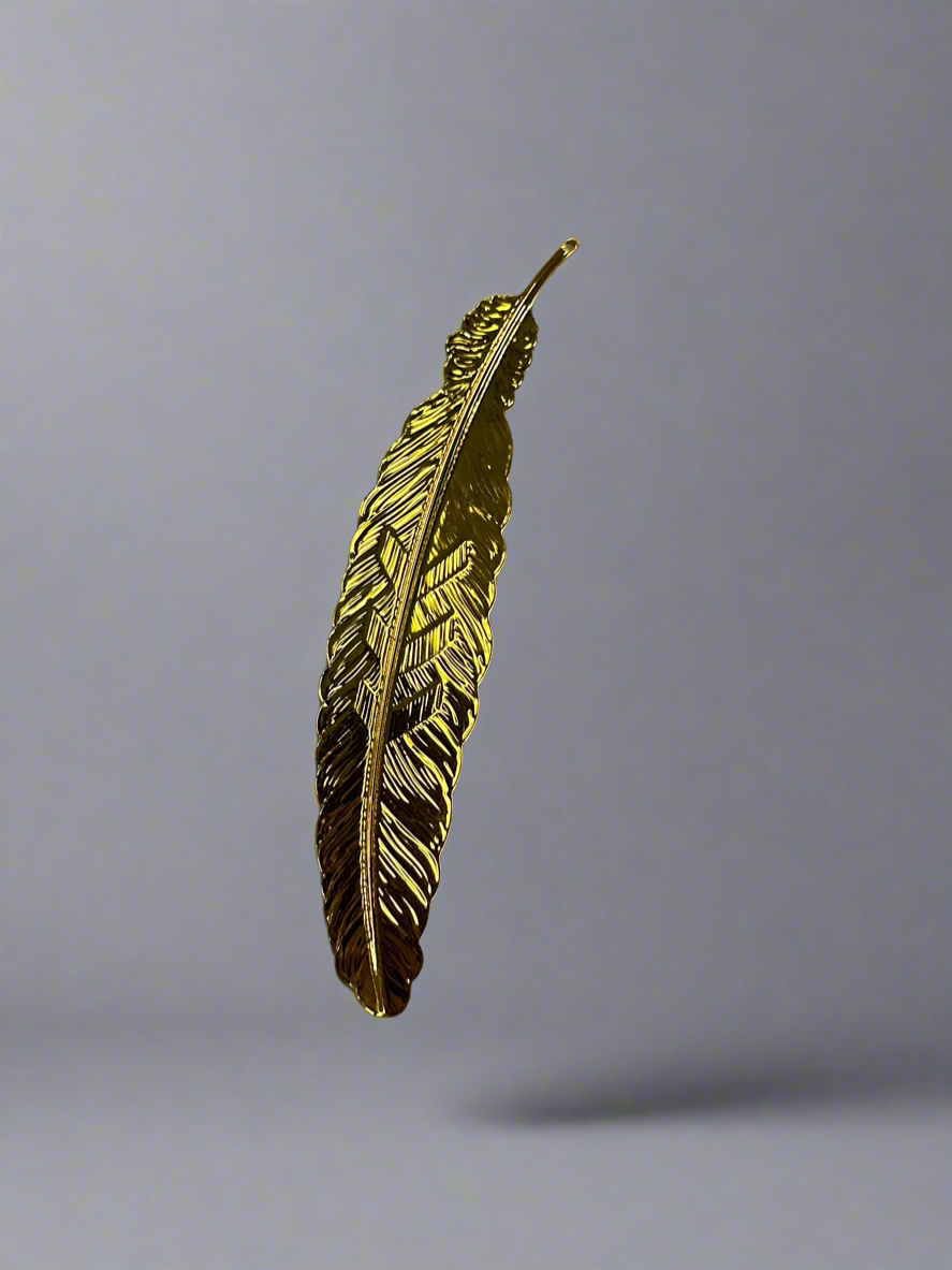 Feather bookmarks