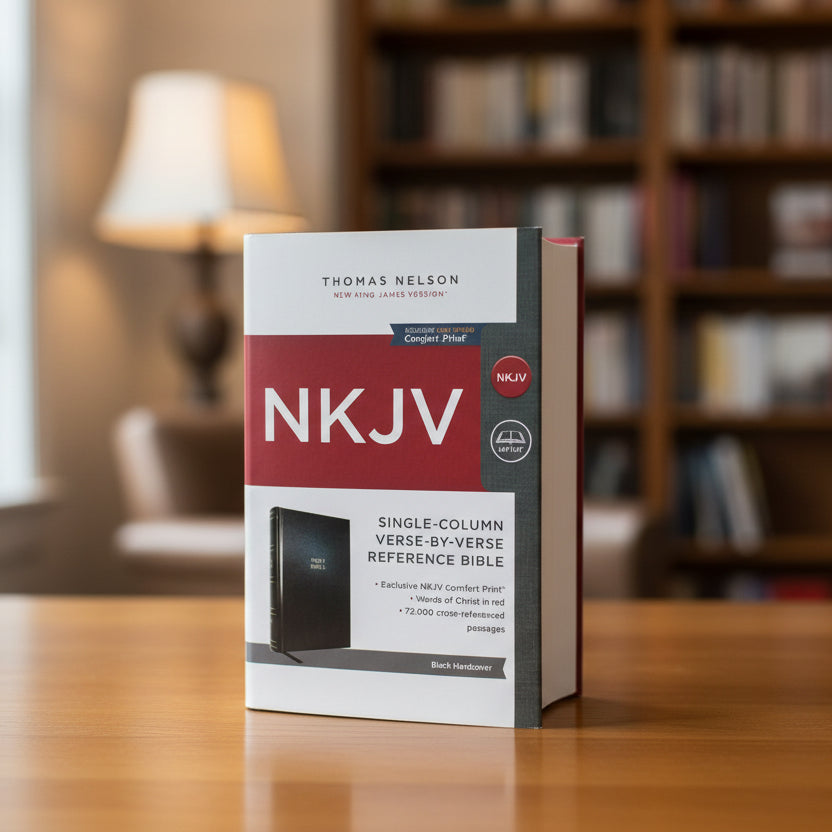 Bible: NKJV Single Column verse by verse Reference Bible