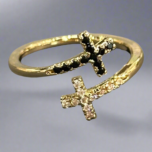 Double cross ring