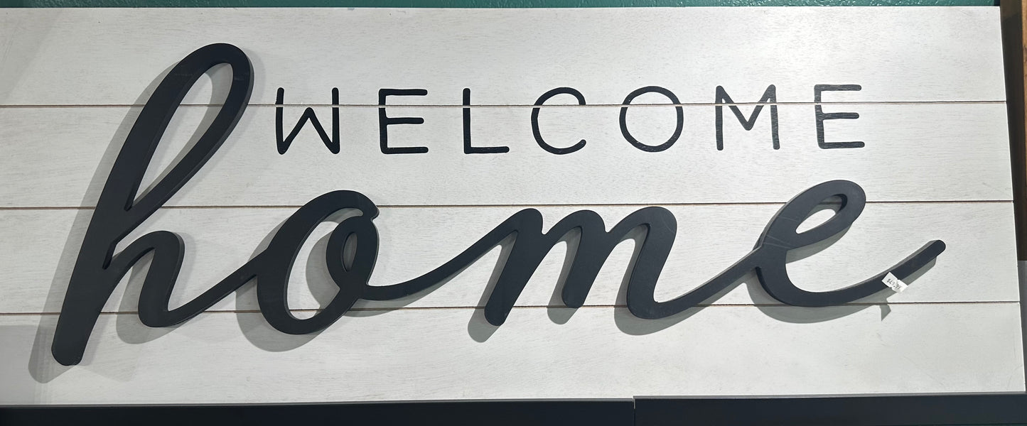 Welcome home wall decor