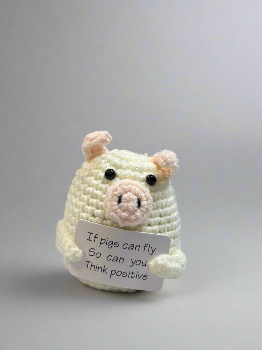 Crochet positive message