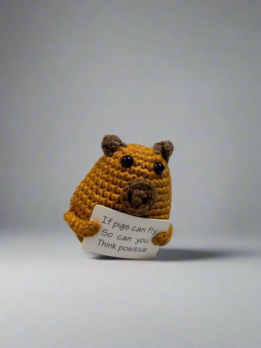 Crochet positive message