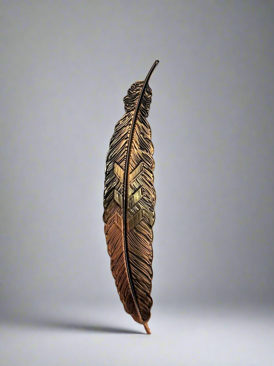 Feather bookmarks