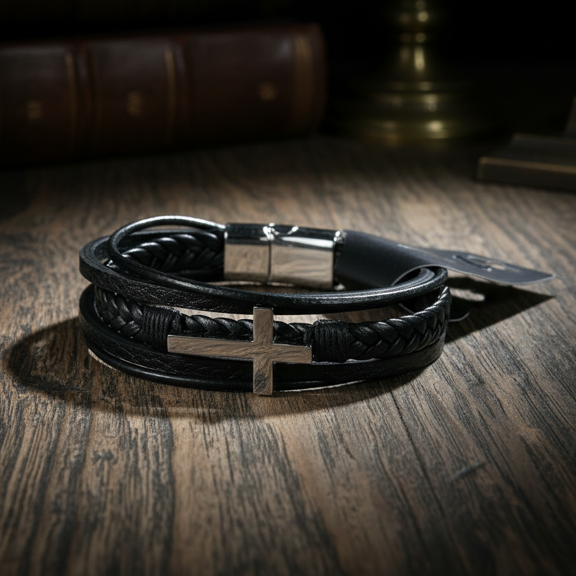 Cross Magnetic Buckle Bracelet