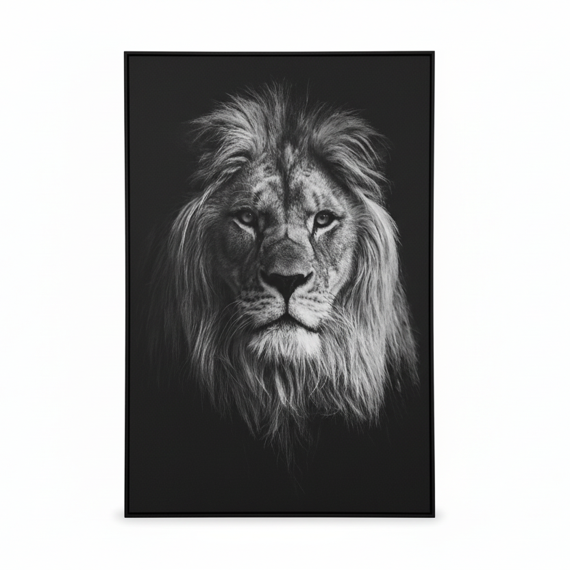 Wall Decor: Lion Frame