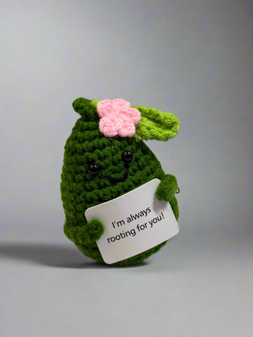 Crochet positive message