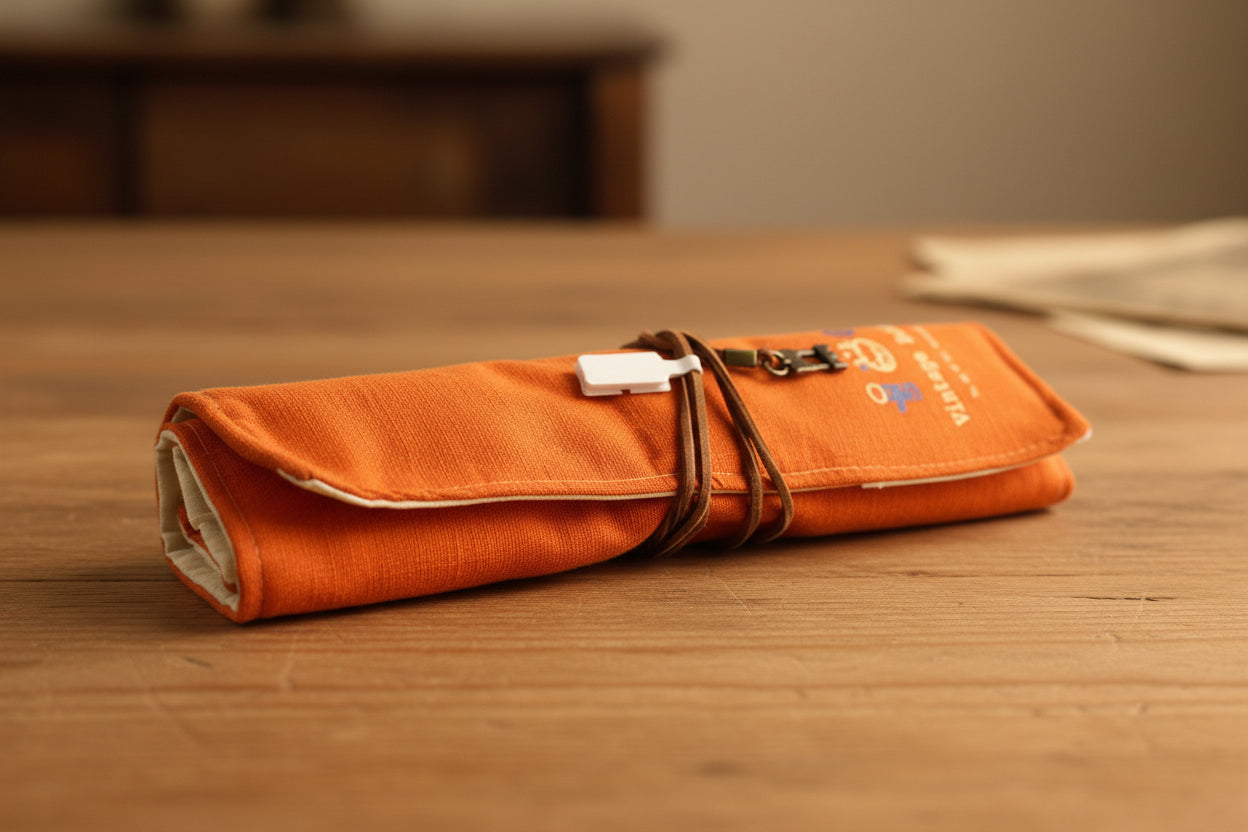 Orange Pen Pouch