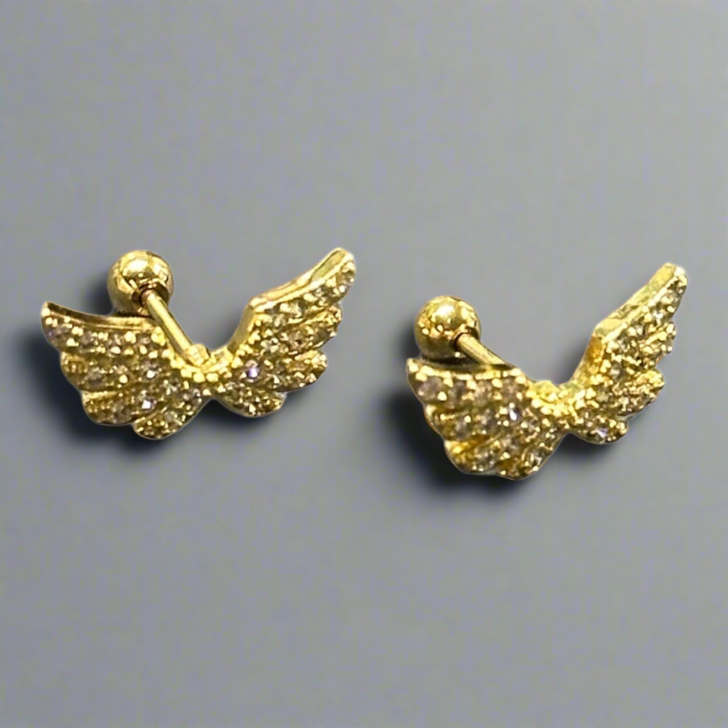 Cartilage Angel wing earrings