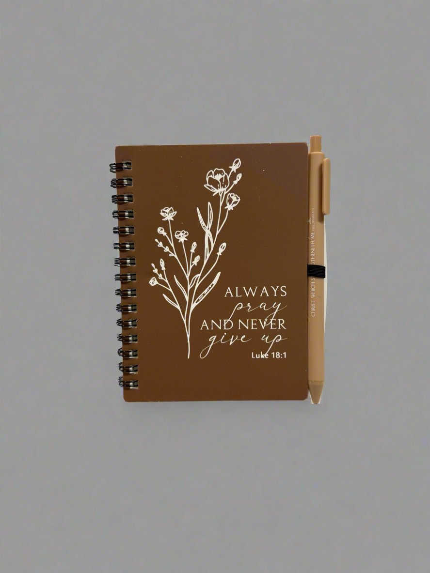 Mini Floral notebook + pen set