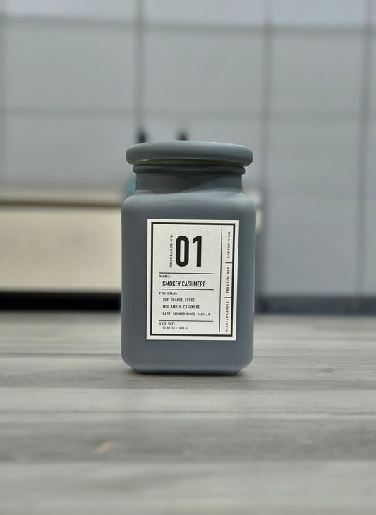 Smokey Cashmere Fragrance No 1 candle
