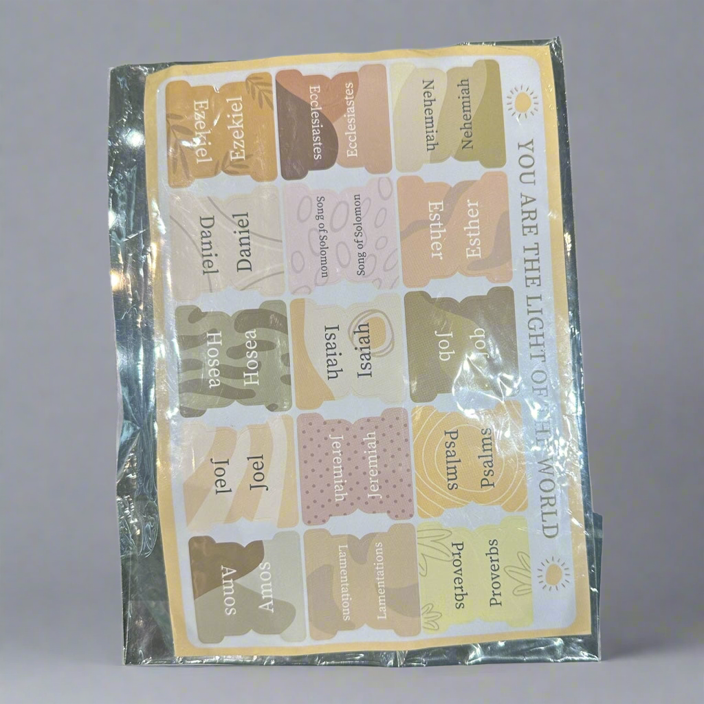 Bible tabs + highers