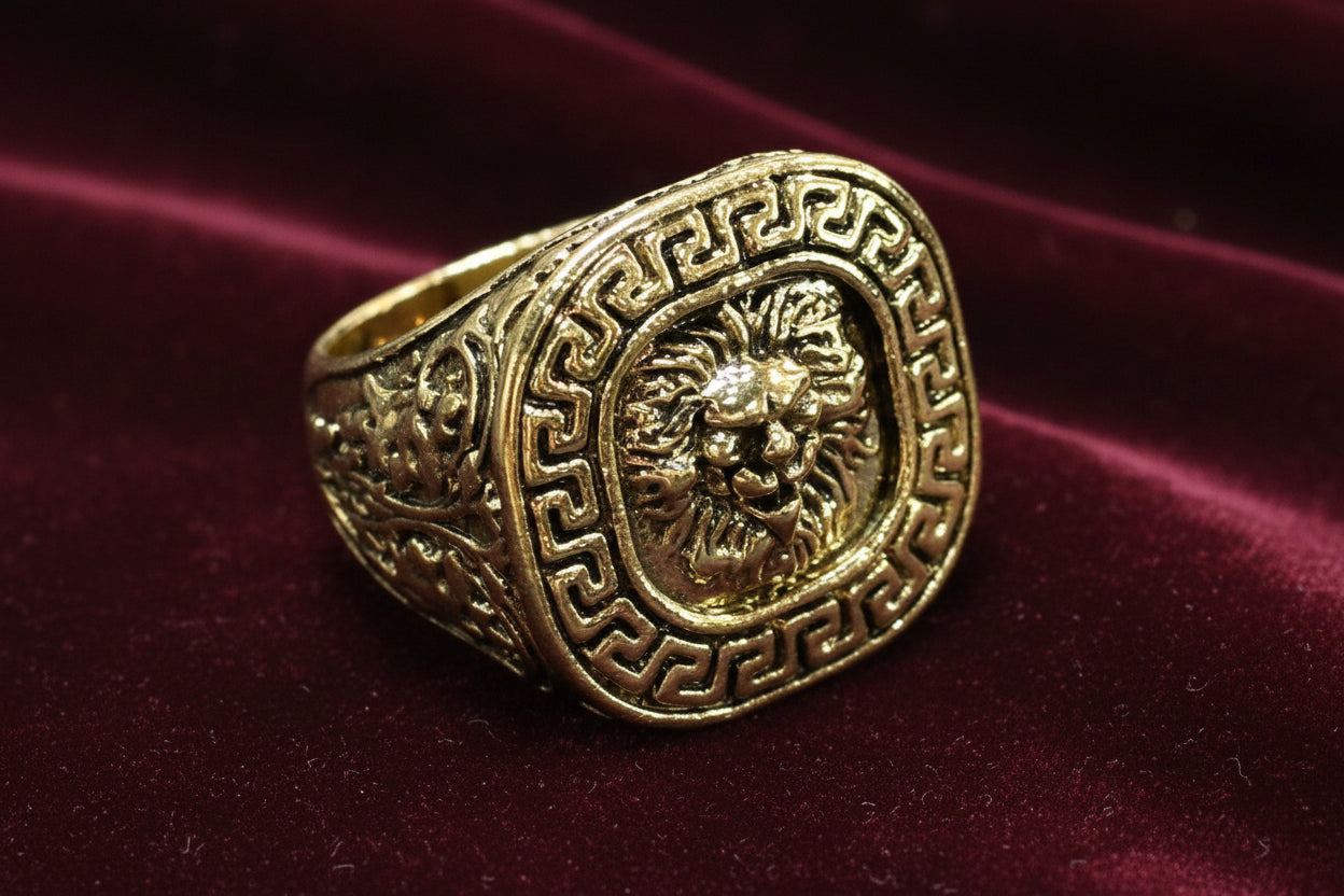 Bronze Lion ring
