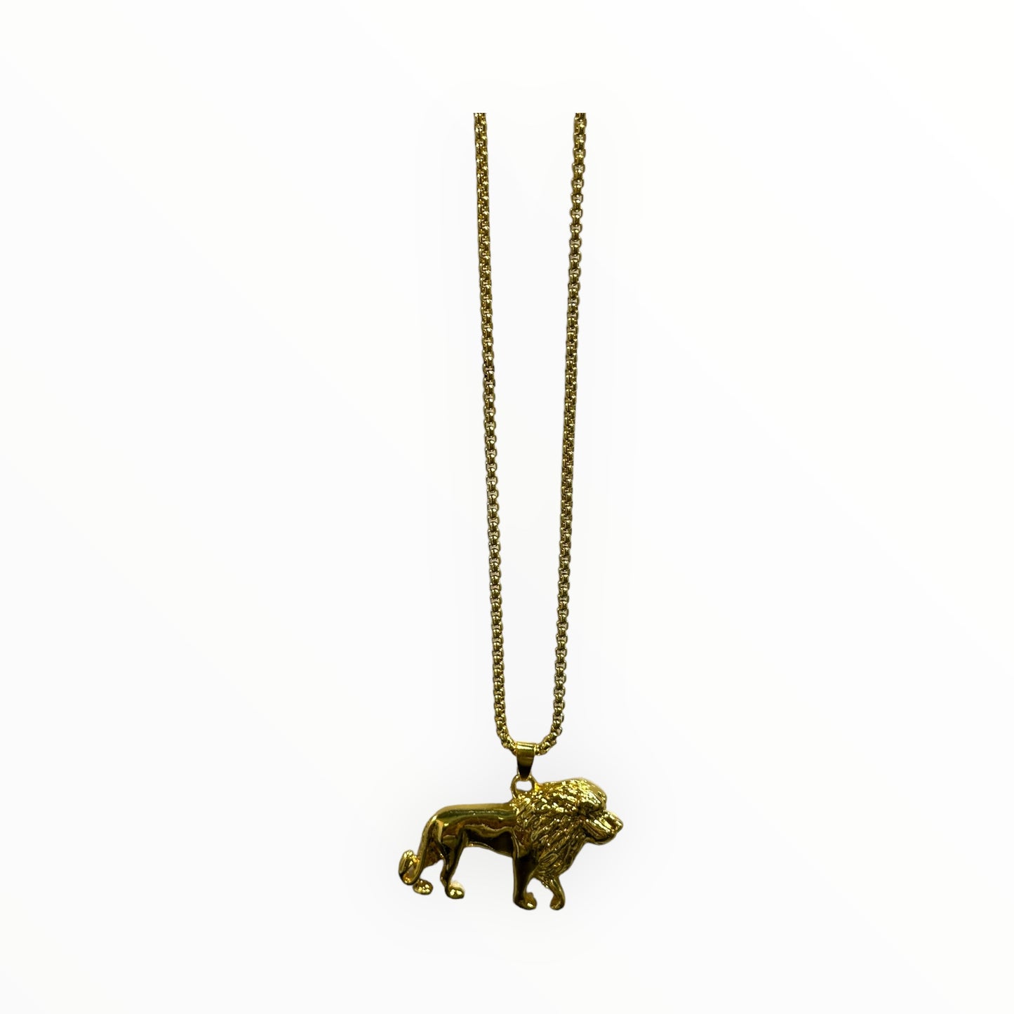 Men’s Gold Walking Lion