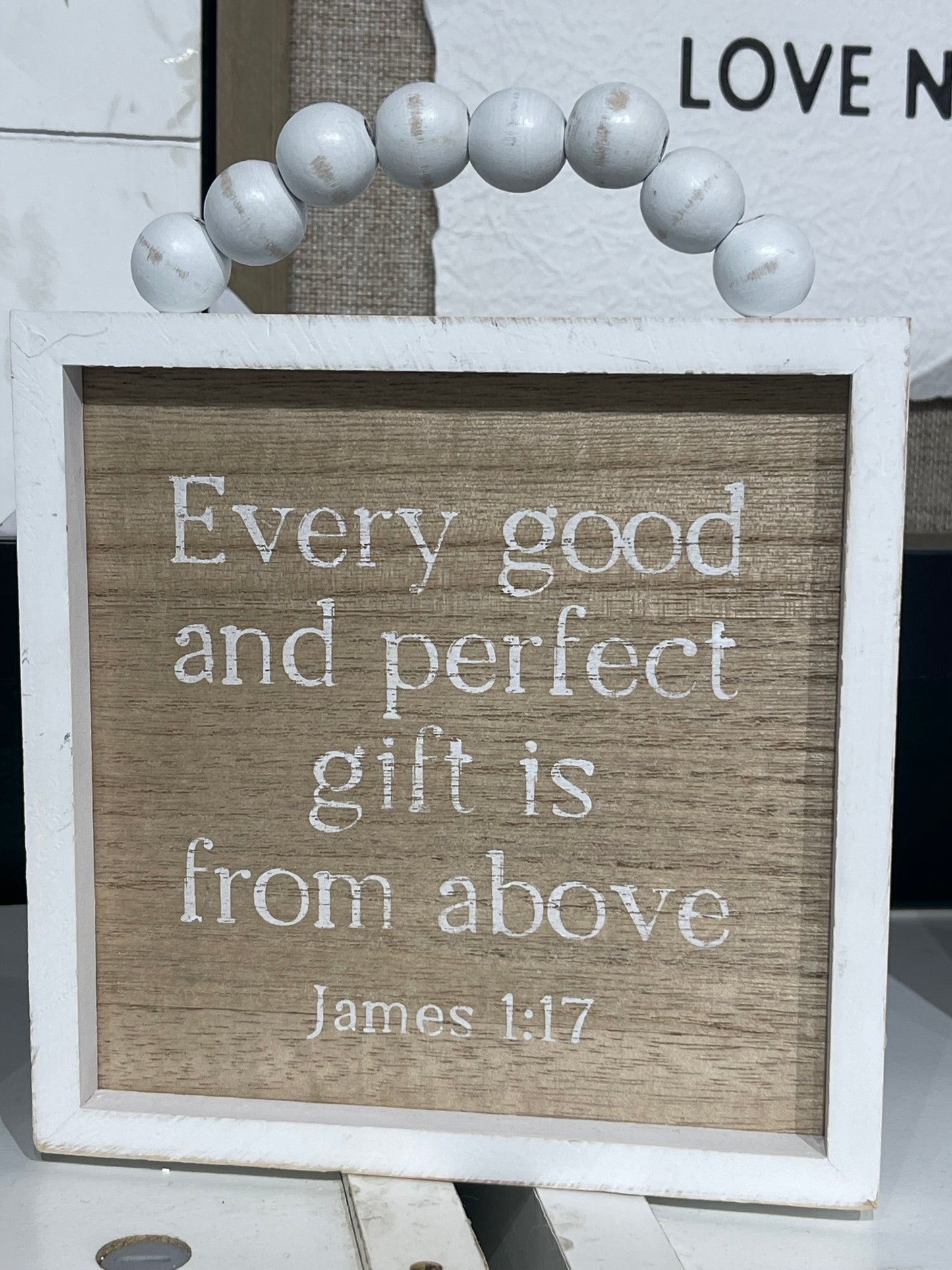 “Every Good And Perfect Gift” Wall Decor