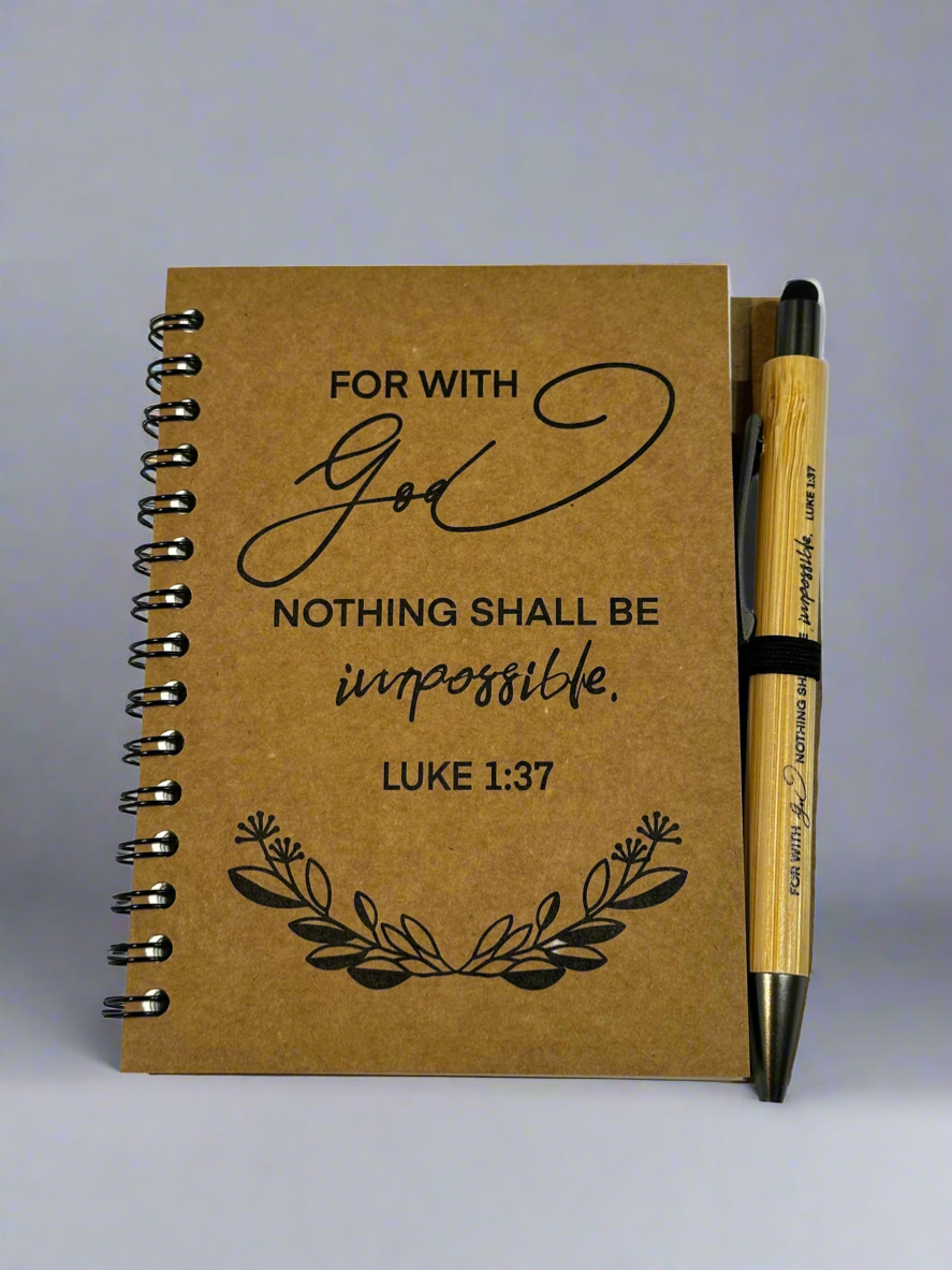Notebook: Bible Verse + Pen
