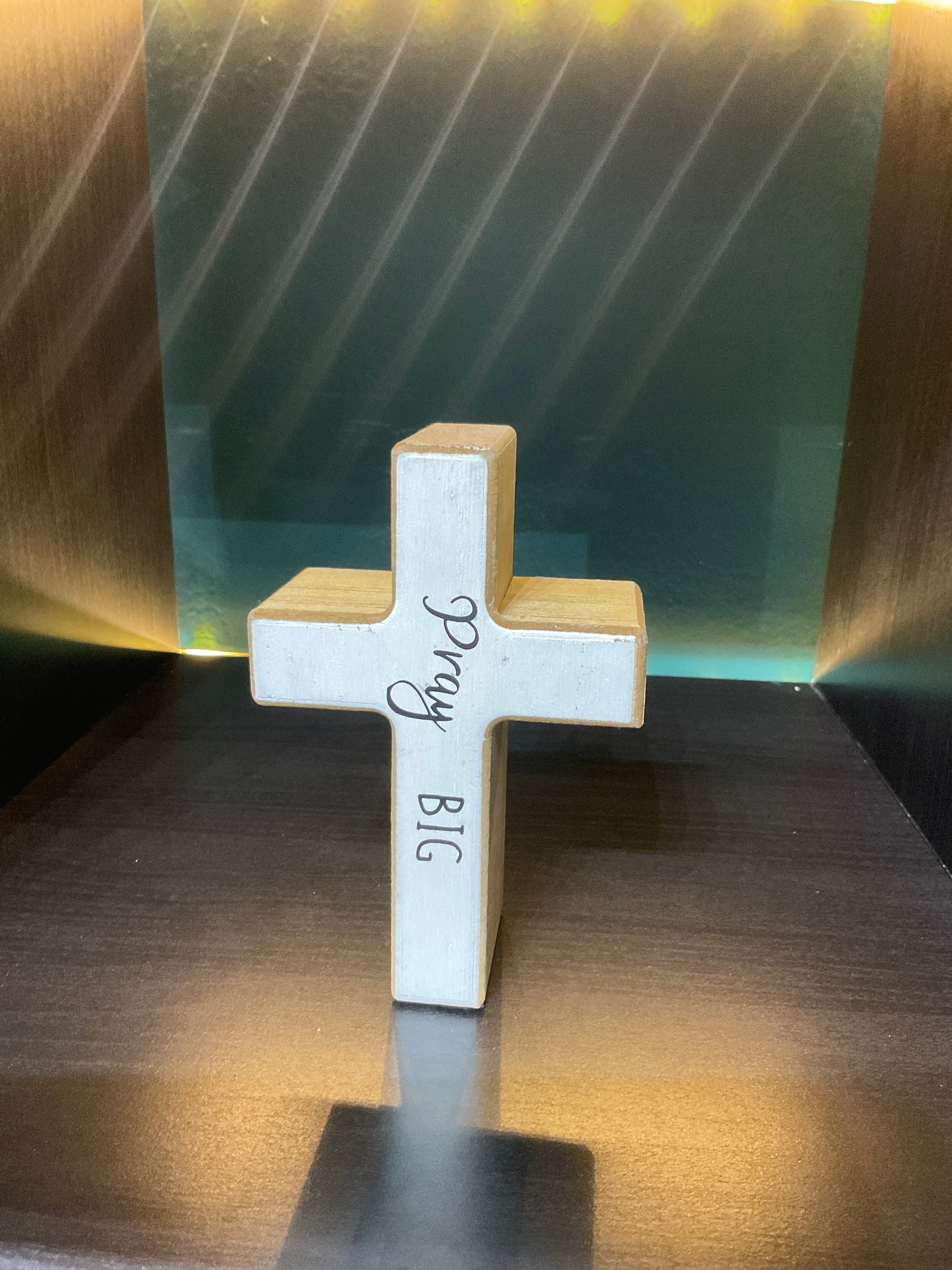 White cross wood pray big