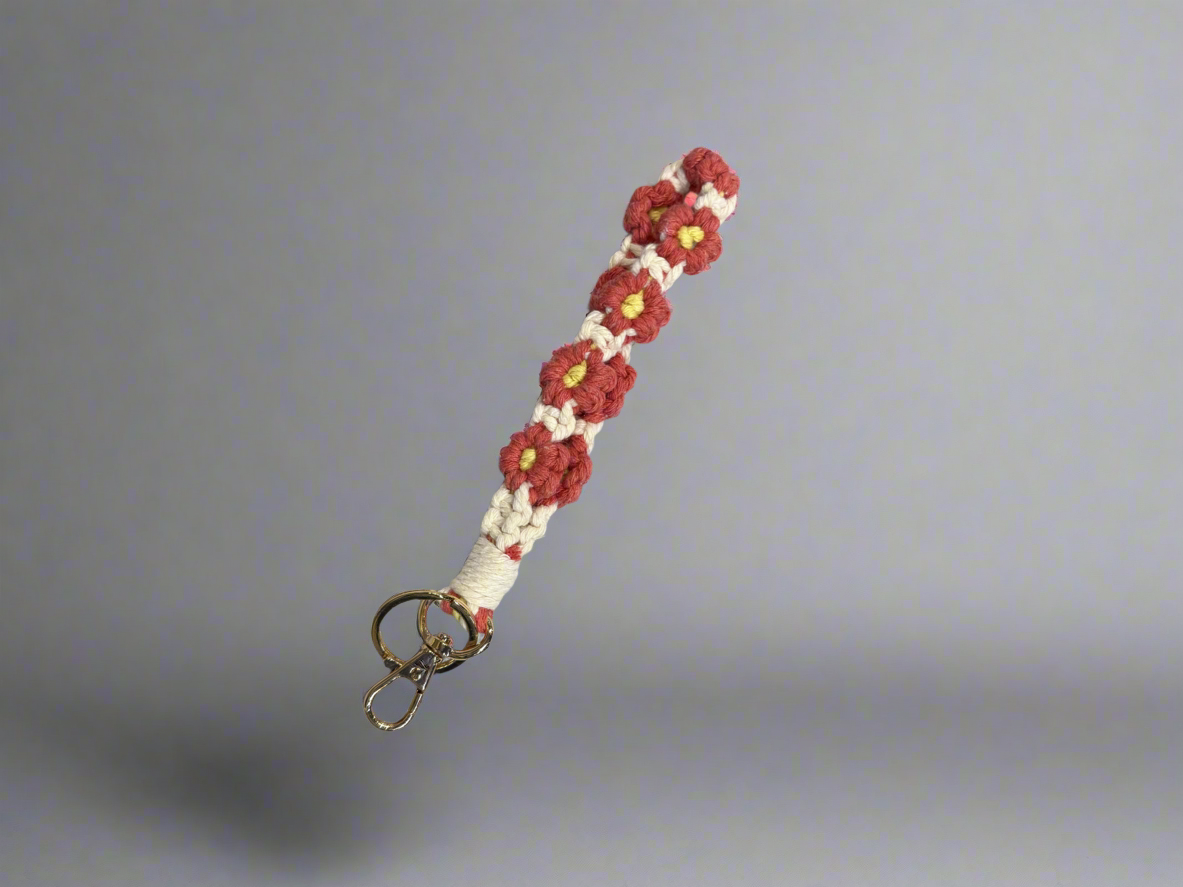 Crochet Wrist Keychain