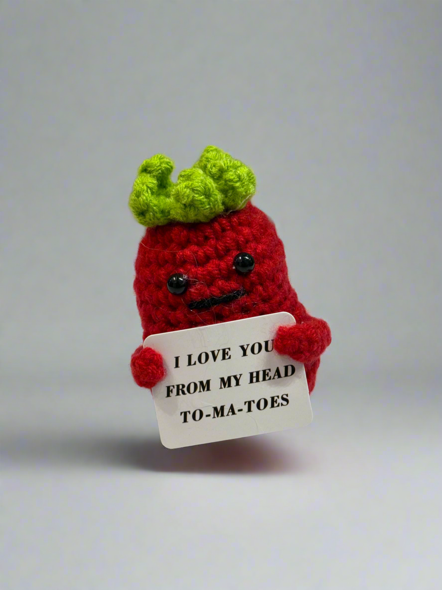 Crochet positive message