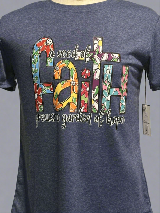 “Seed of faith grow a garden of hopes”
