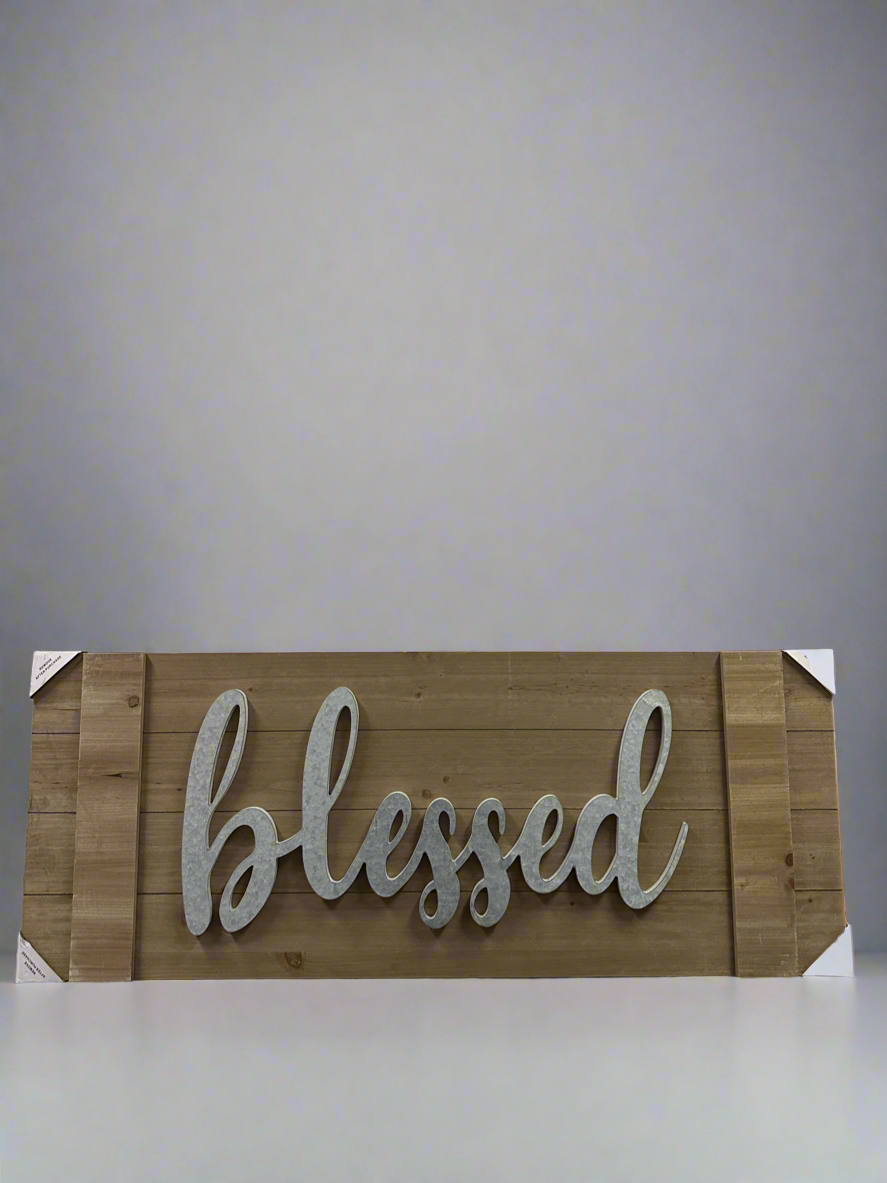 Blessed wall decor