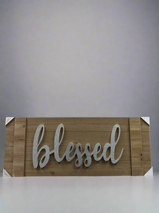 Blessed wall decor