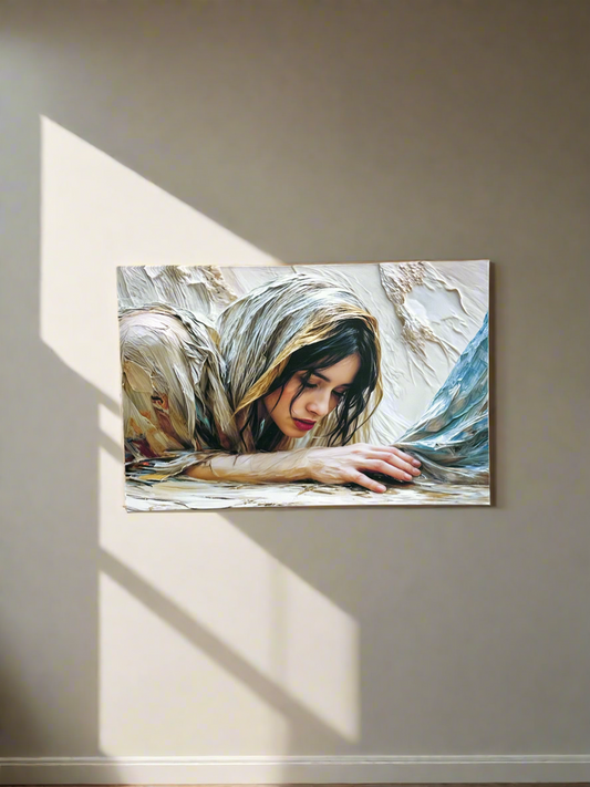 The woman who touched the hem of Jesus
