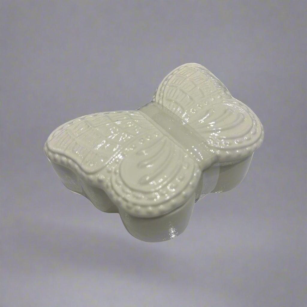 Butterfly jewelry box ceramic