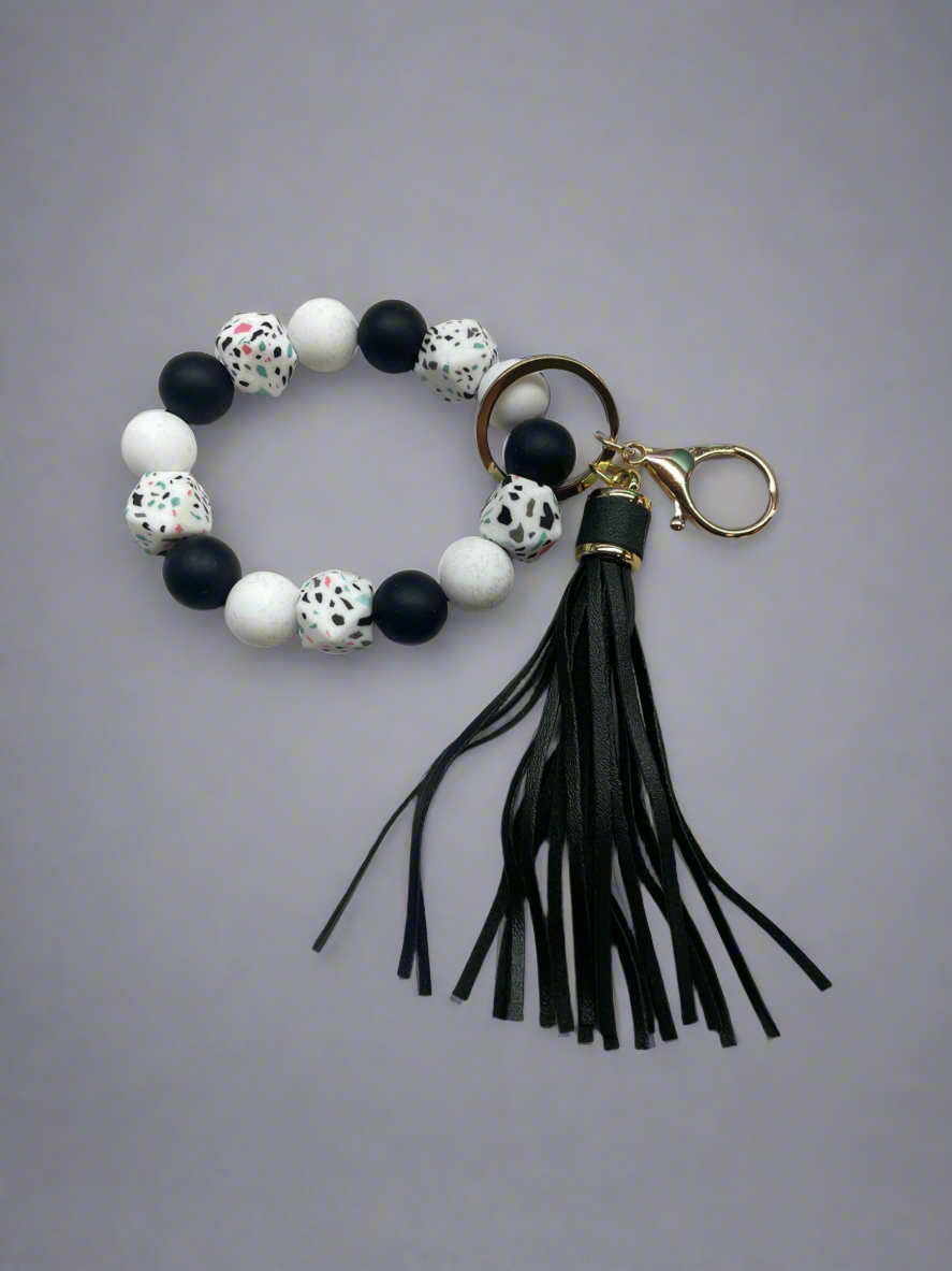 Beaded Tassel Keychain