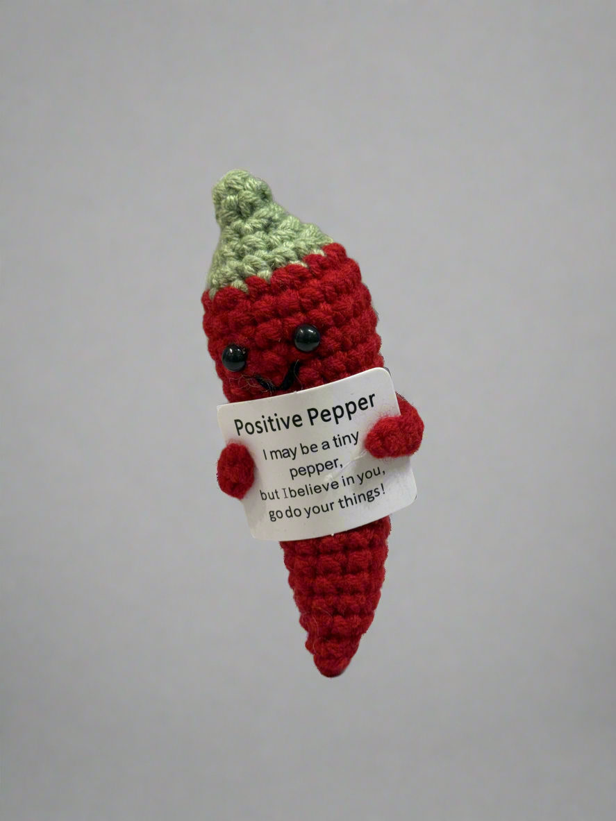 Crochet positive message