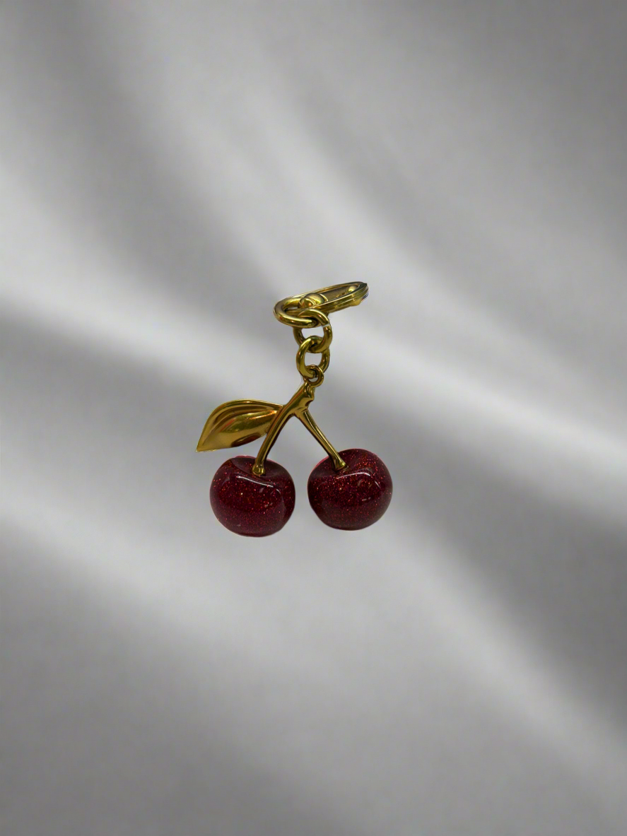 Cherry Bag Charm