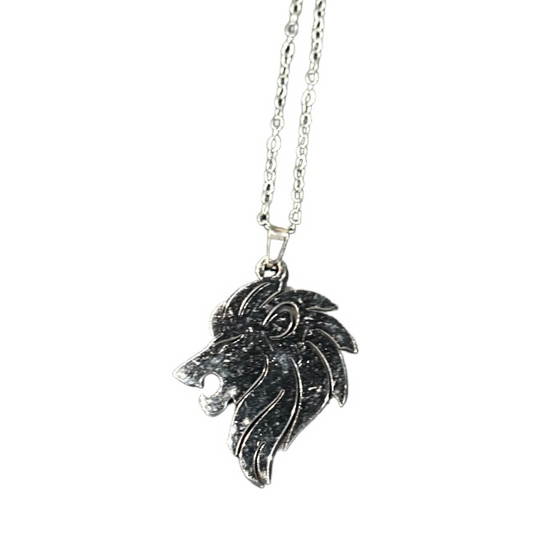 Silver flat head lion