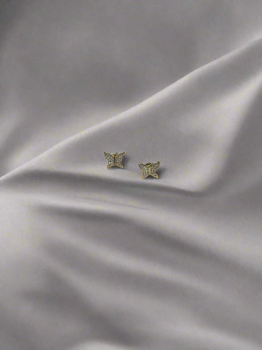 Butterfly Diamond Studs