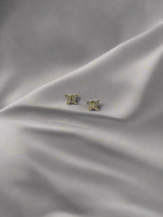 Butterfly Diamond Studs