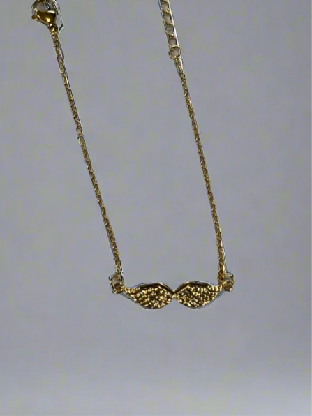 Gold Angel Wing Anklet