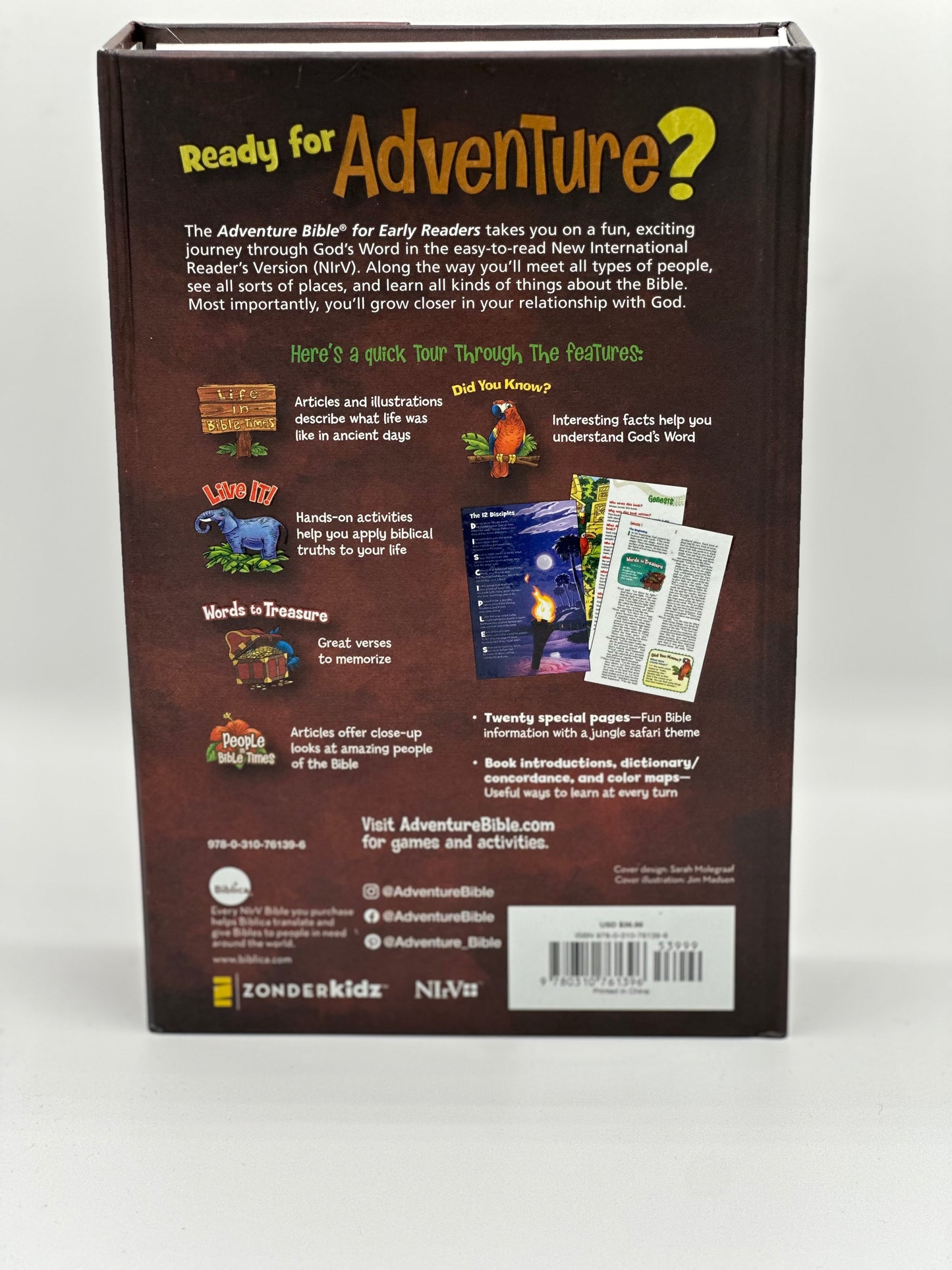 NIRV Adventure Bible for Early Readers