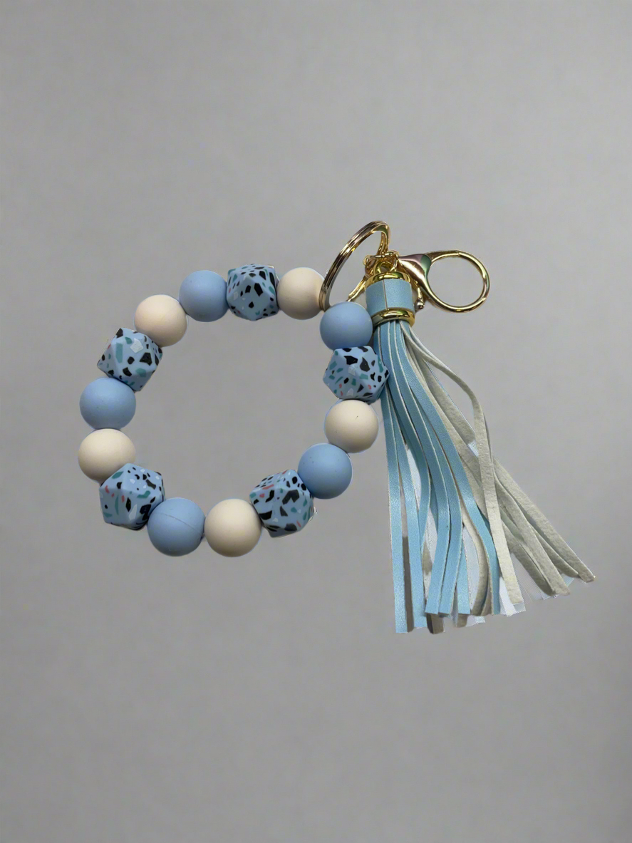 Beaded Tassel Keychain