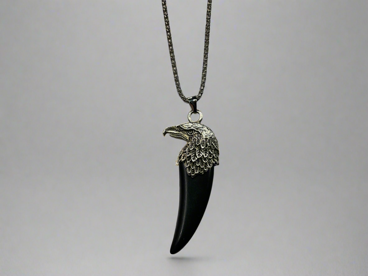 Eagle head & Tooth Necklace
