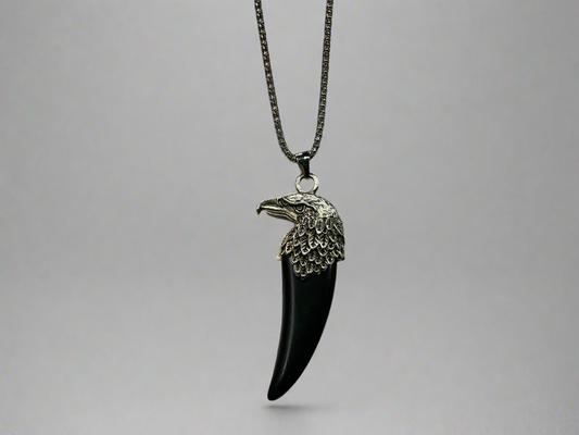 Eagle head & Tooth Necklace