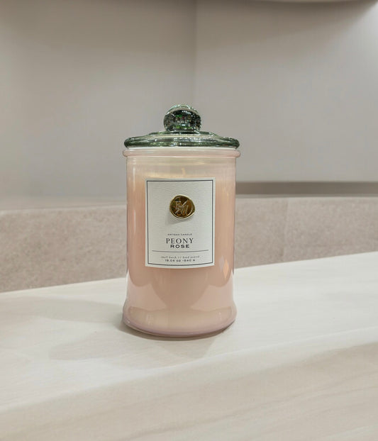 Peony Artisan Candle