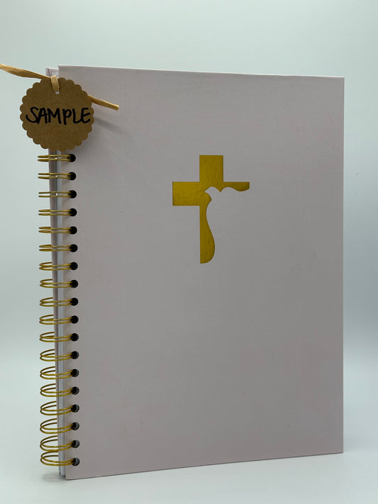 Large Spiral Faith Notebook