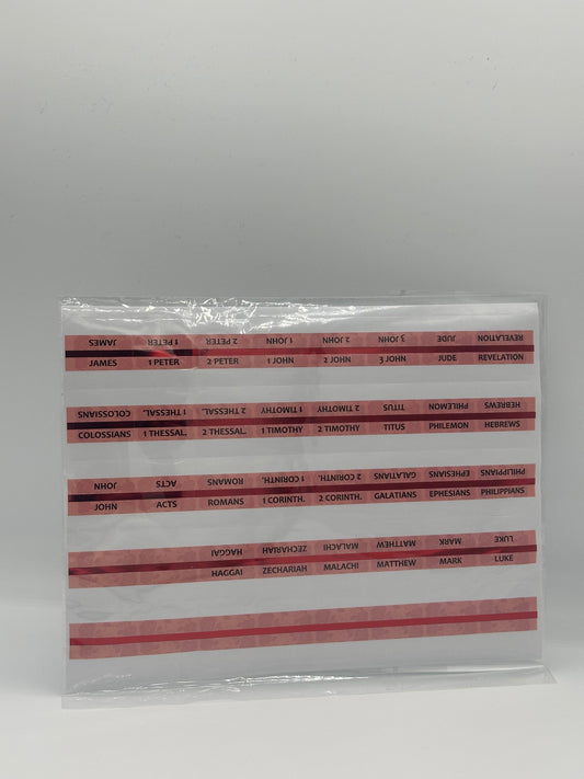 Bible tabs