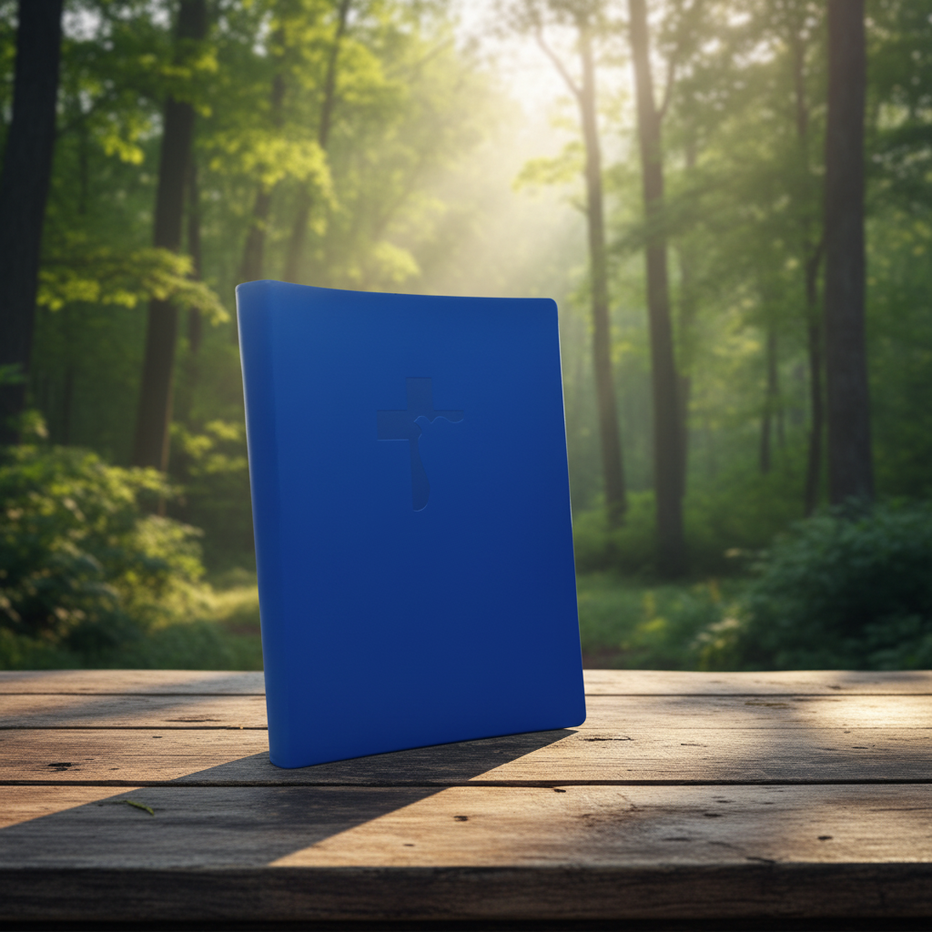 Notebook: Large Leather Faith Logo